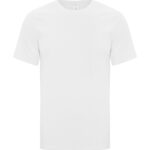 Front view of blank white t-shirt
