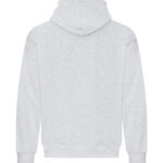 Back view of Blank ash grey Hoodie