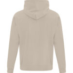 Back view of Blank sand coloured Hoodie