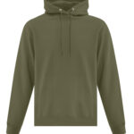 Front view of Blank military green Hoodie