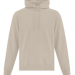 Front view of Blank sand coloured Hoodie