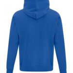Back view of Blank royal blue Hoodie
