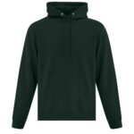 Front view of Blank dark green Hoodie