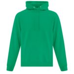 Front view of Blank Kelly green Hoodie