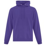 Front view of Blank purple Hoodie